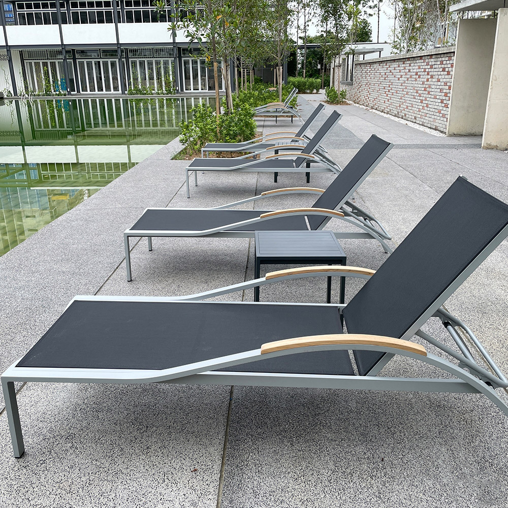 Commercial Resort Pool Furniture Sunlounger Wholesale