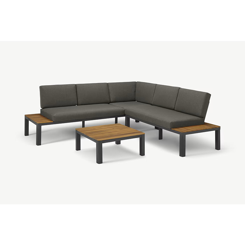 Modern Outdoor Sofa Sectional With Teak Wood