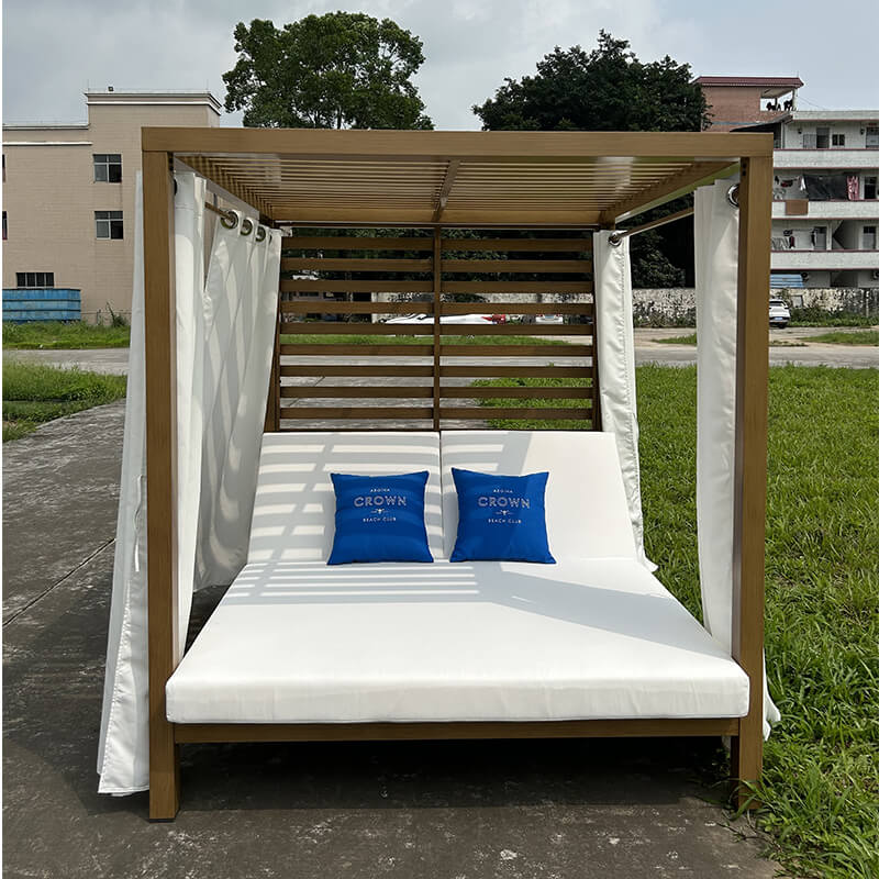 Outdoor Daybed Aluminium Frame For Swimming Pool|Resort Daybed