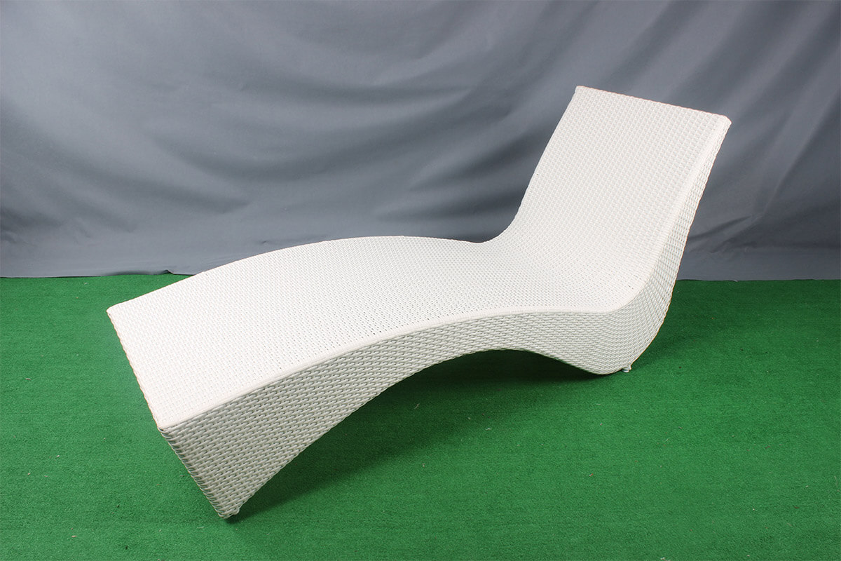 Aluminium sun lounger outdoor furniture|Rattan sun loungers factory supplier china