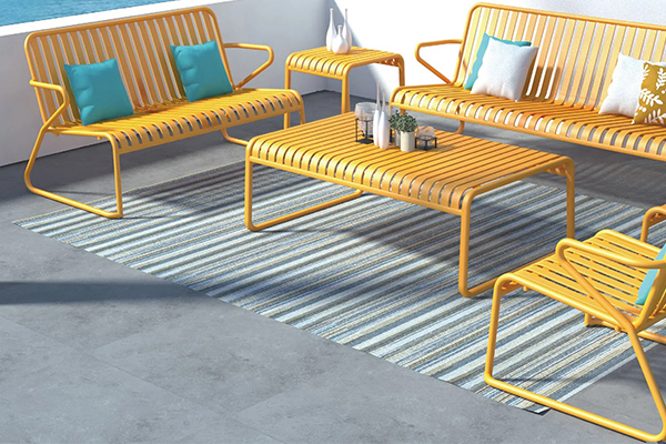 High end Outdoor Furniture Sofa Aluminum Bench