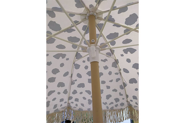 The Holday Beach Umbrella For Sale Antique White