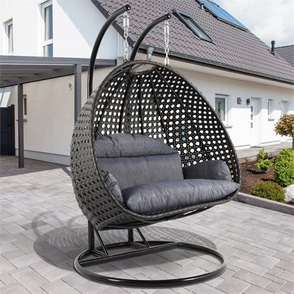 Hanging Egg Chair 2 Person Indoor Outdoor Use