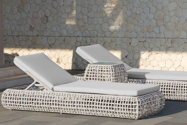 China outdoor rattan furniture manufacturers|Wicker sunloungers