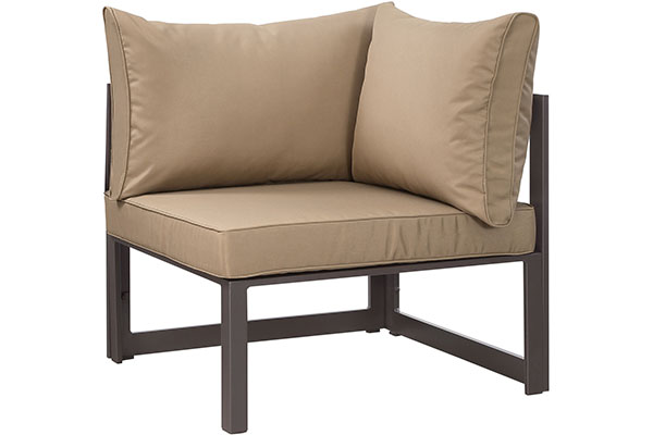 Outdoor Patio Couch Set With Tempered Glass Table-King Arts