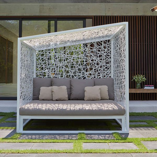 Outdoor Furniture Gazebo With Sunbrella Cushion