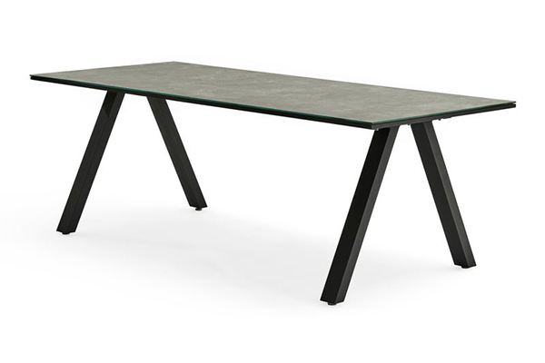 Contemporary Garden Furniture With Rectangle Table