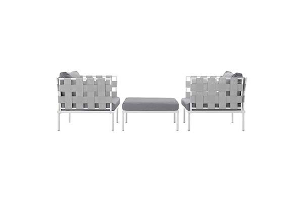 Outdoor Lounge Sofa With Aluminium And Rope