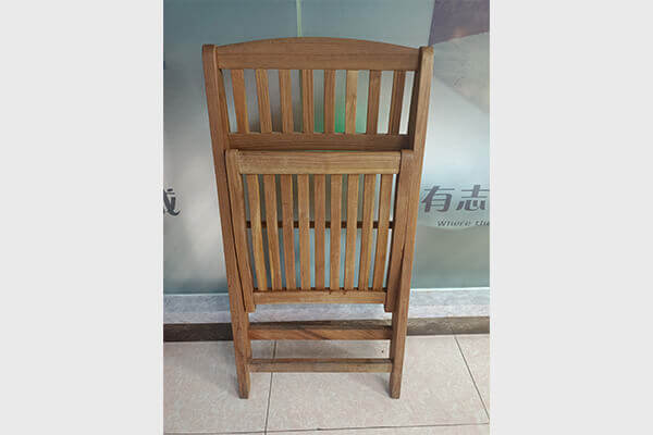 Outdoor Folding Chair With Teak