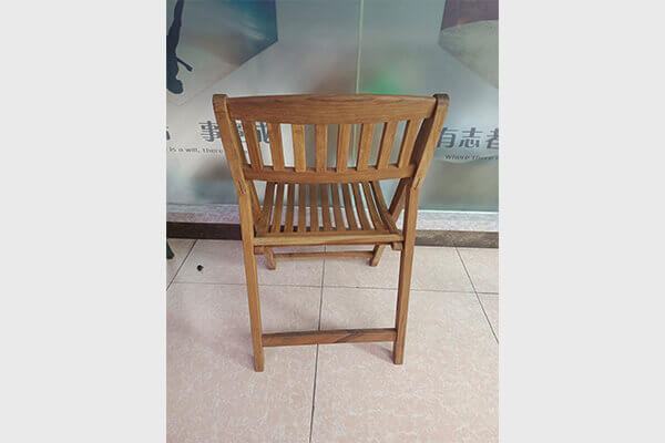 Outdoor Folding Chair With Teak