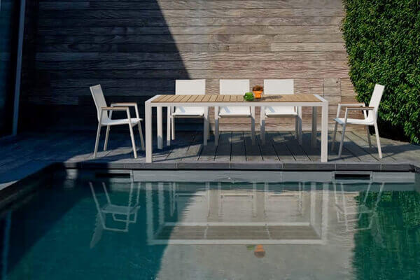 Alex Teak Outdoor Dining Table