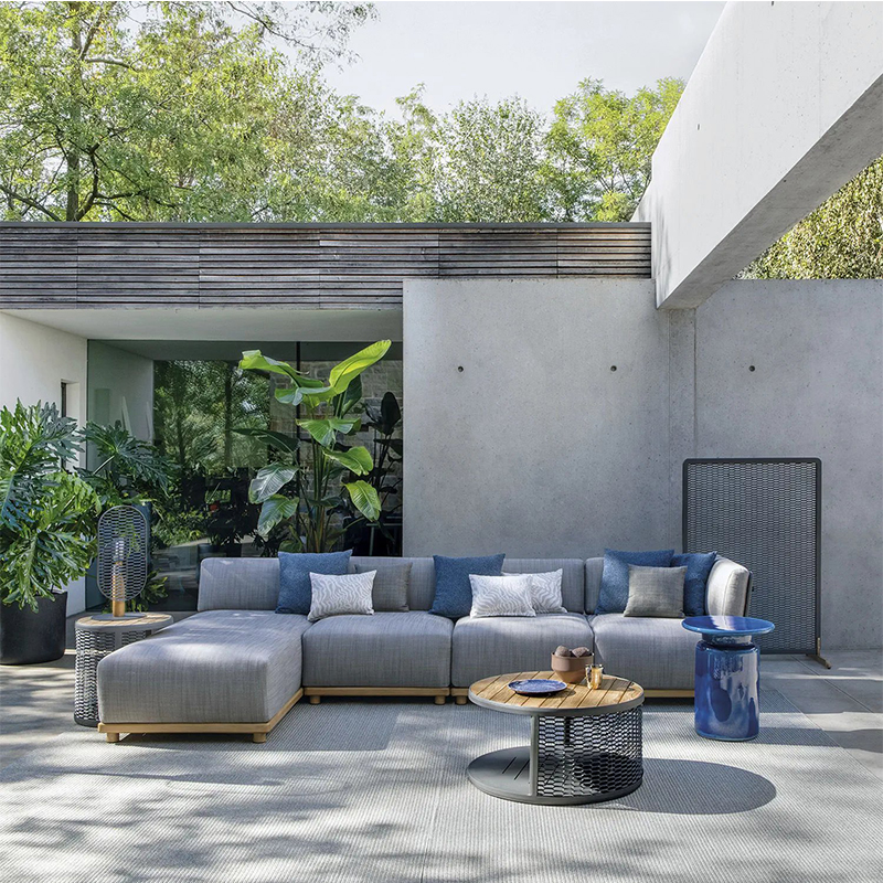 Contemporary Garden Modular Sofa With Comfortable Cushion