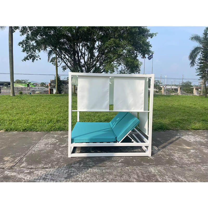 China Outdoor Sunbed Aluminium Frame For Resort Hotel