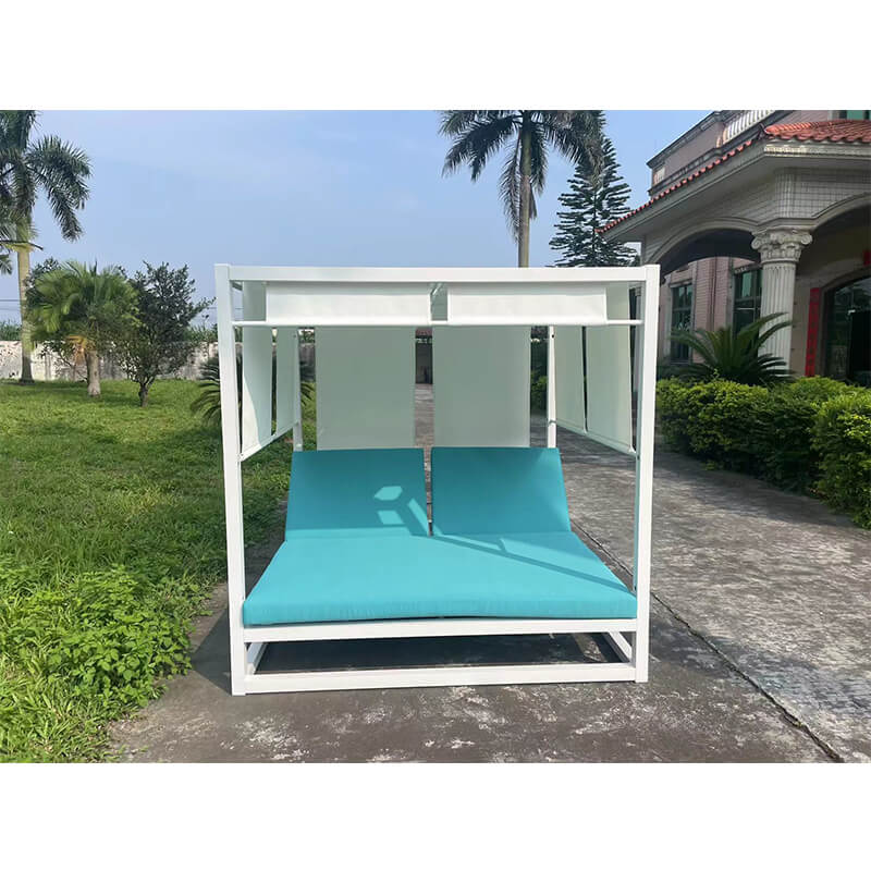 China Outdoor Sunbed Aluminium Frame For Resort Hotel