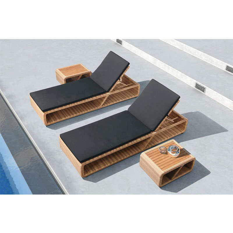 Rattan furniture sunloungers china wholesale|Hotel patio furniture manufacturer supplier China