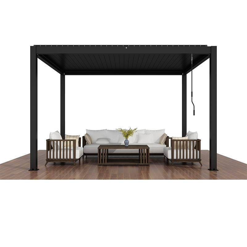 VILLA PERGOLA| Balcony Gazebo Aluminium Garden Sun Shade Pergola Louvered Roof System