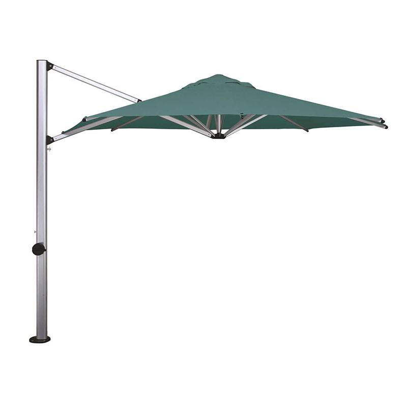 Outdoor commercial square-Octagon crank lift patio umbrella aluminum frame with Sunbrella fabric