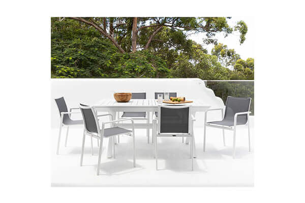 Modern expandable dining table|white outdoor extendable dining table supplier factory in China